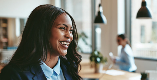 African American woman in the workplace