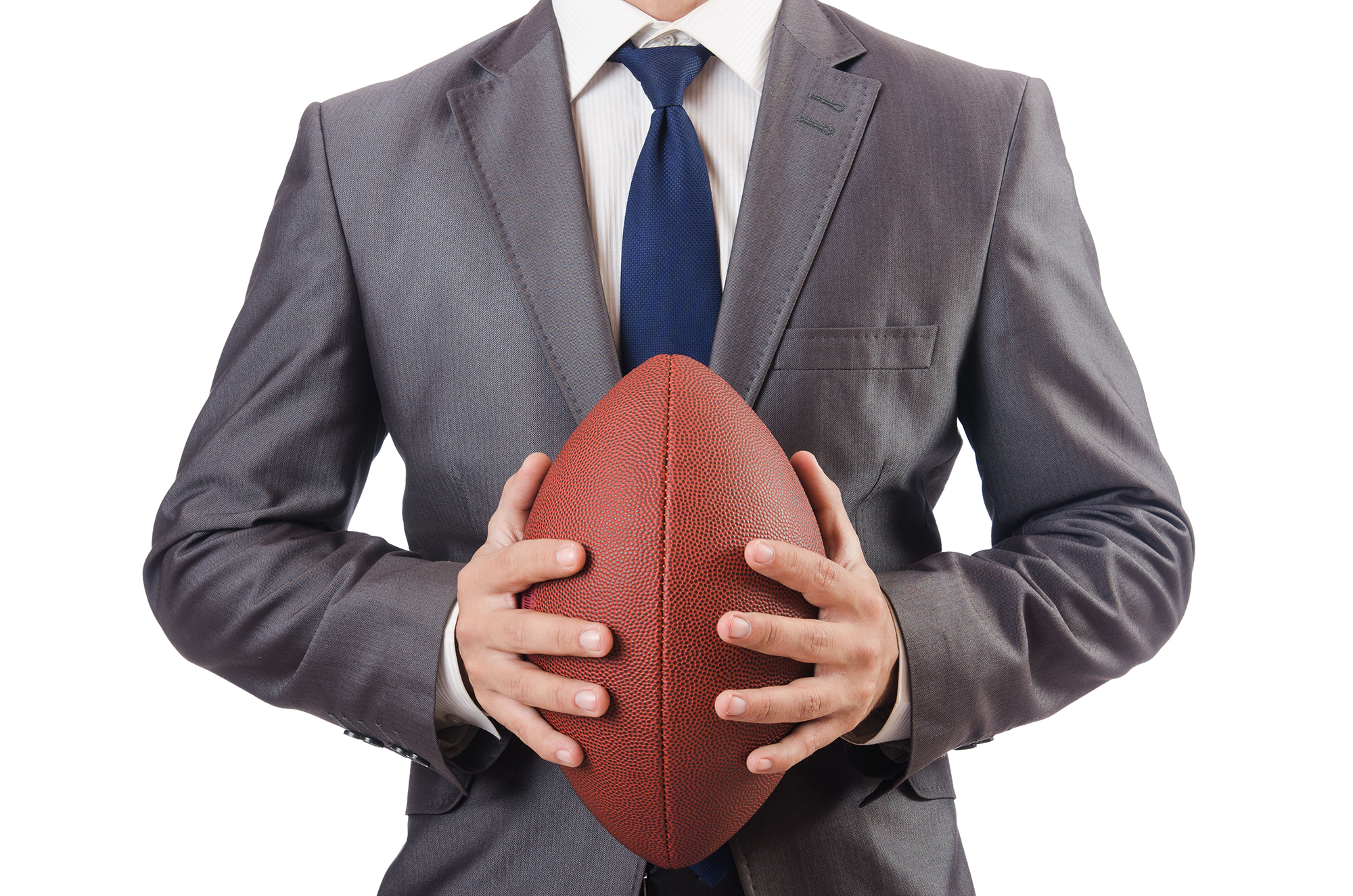 Sales Executive with Football